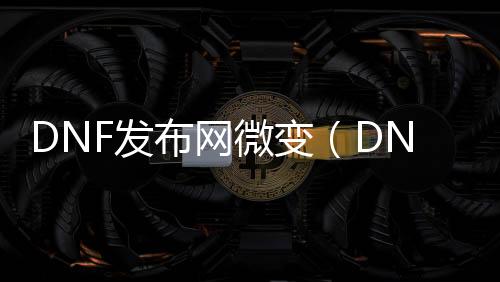 DNF发布网微变（DNF发布网微端）